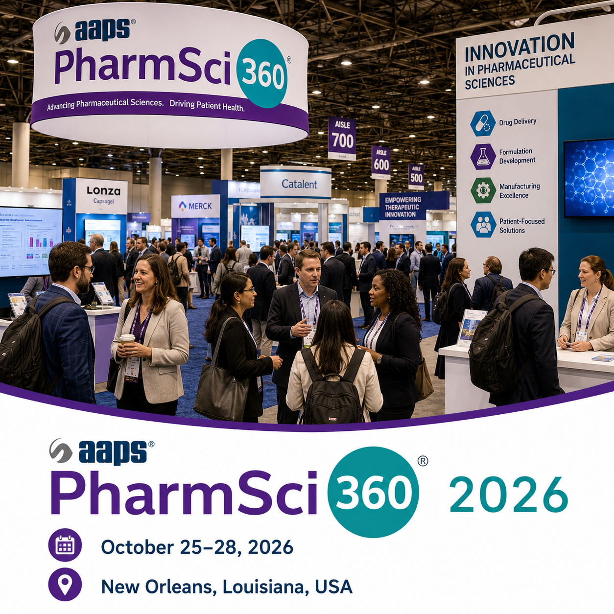 AAPS PharmSci 360 2026 Attendees List & Exhibitors List