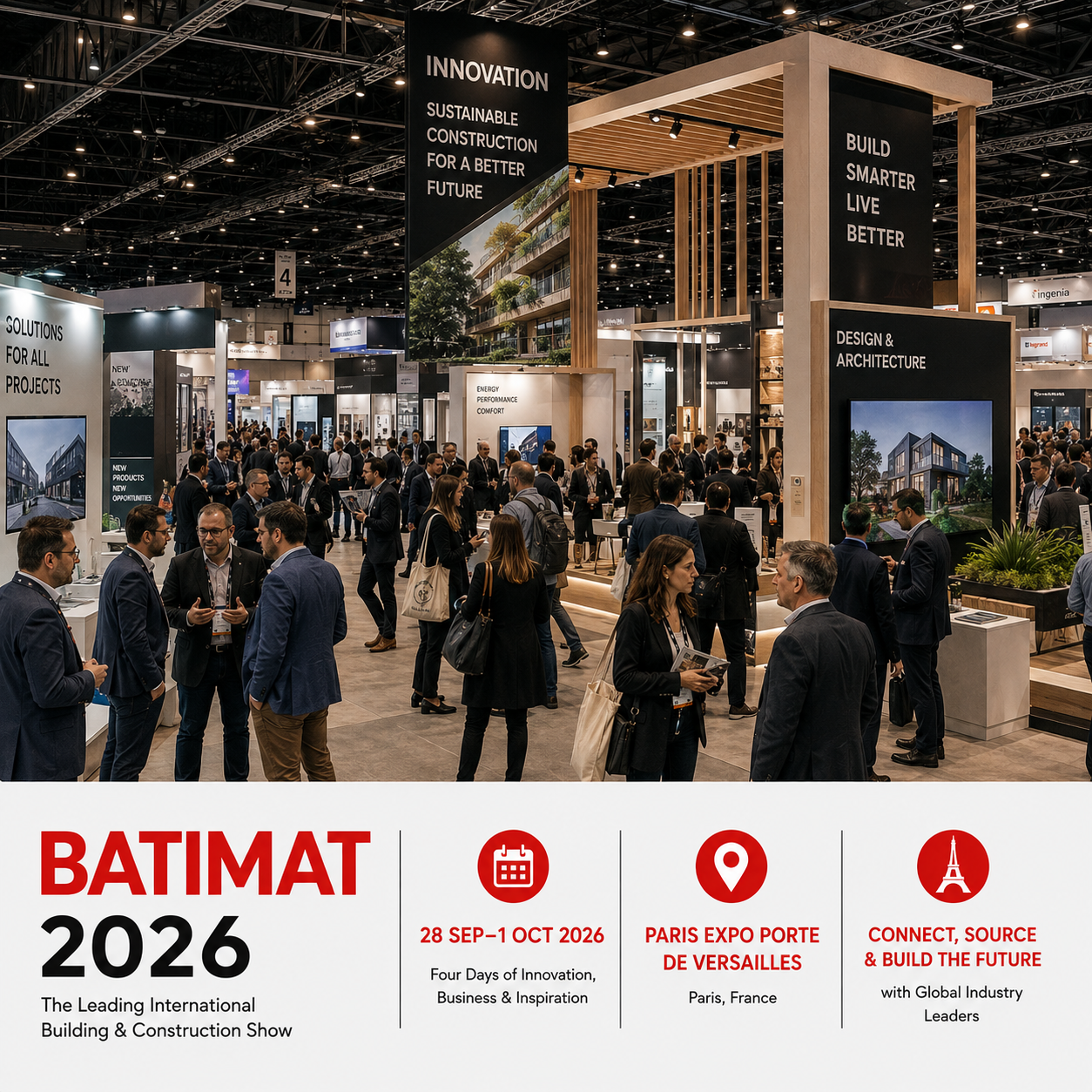 BATIMAT 2026 Attendees List & Exhibitors Email List​