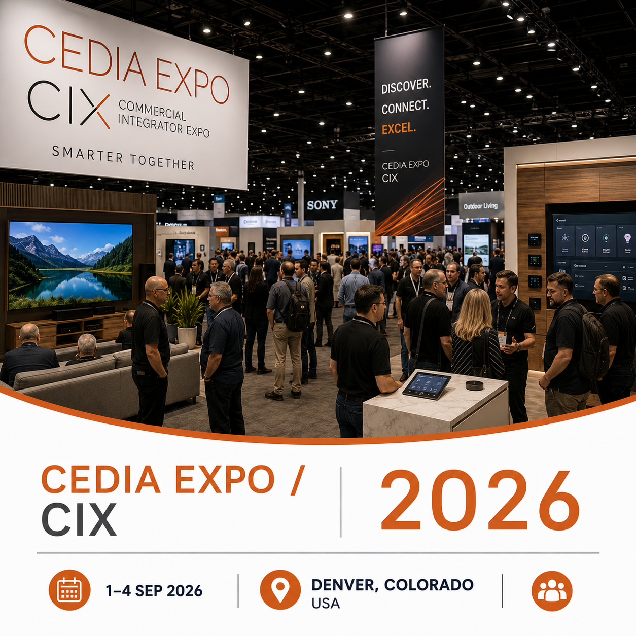 CEDIA Expo CIX 2026 Attendees List & Exhibitors List