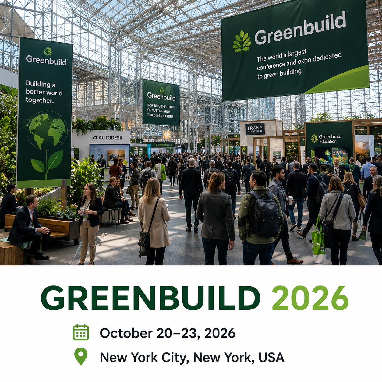 Greenbuild 2026 Exhibitors List & Attendees List