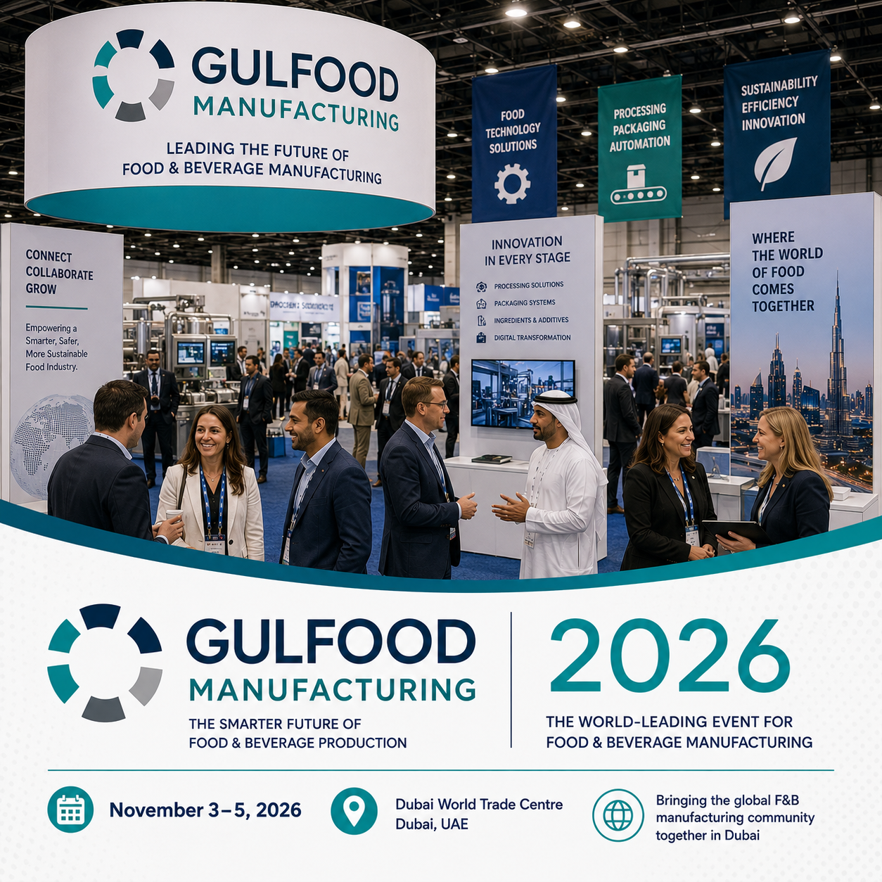 Gulfood Manufacturing 2026 Attendees List & Exhibitors List