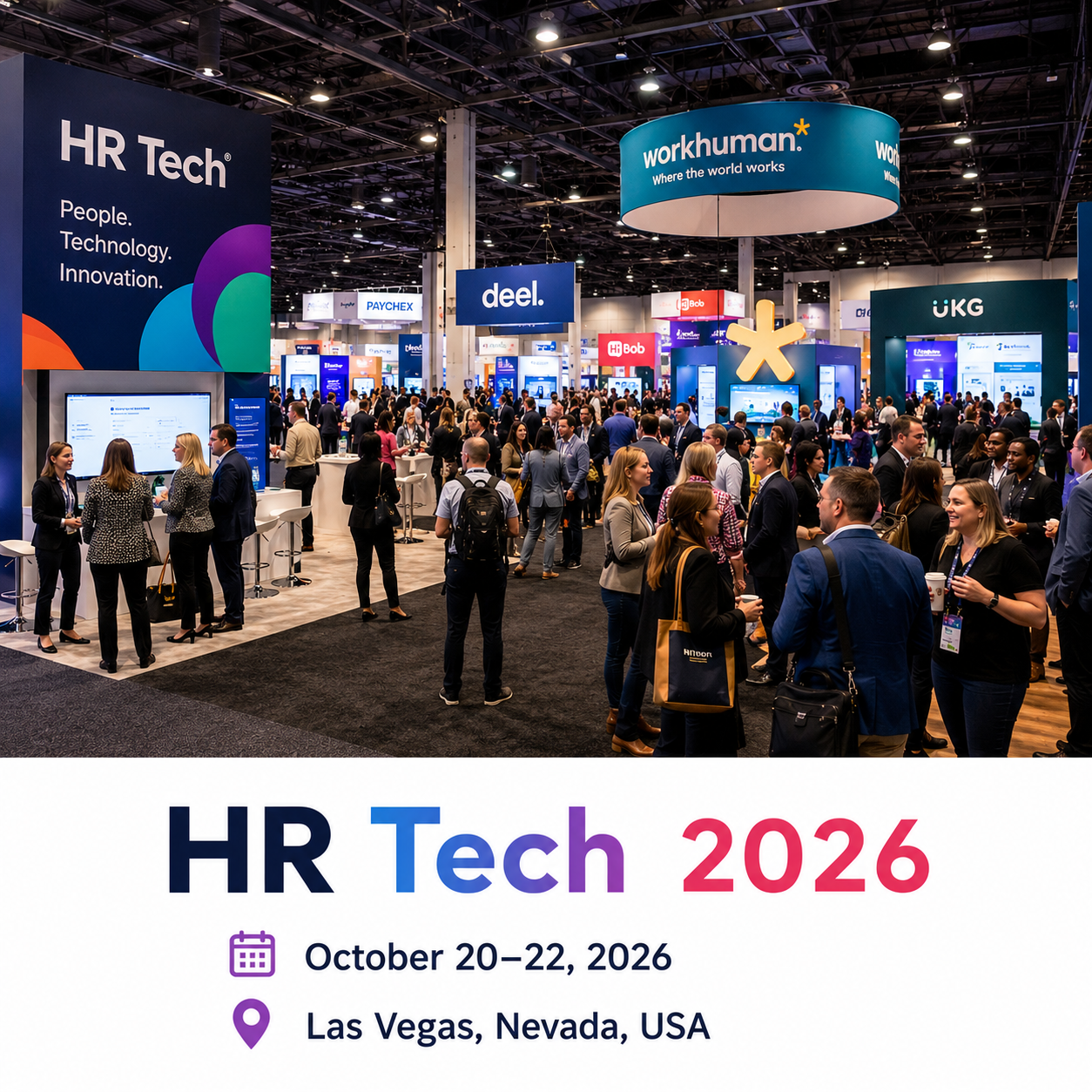 HR Tech 2026 Exhibitors List & Attendees List
