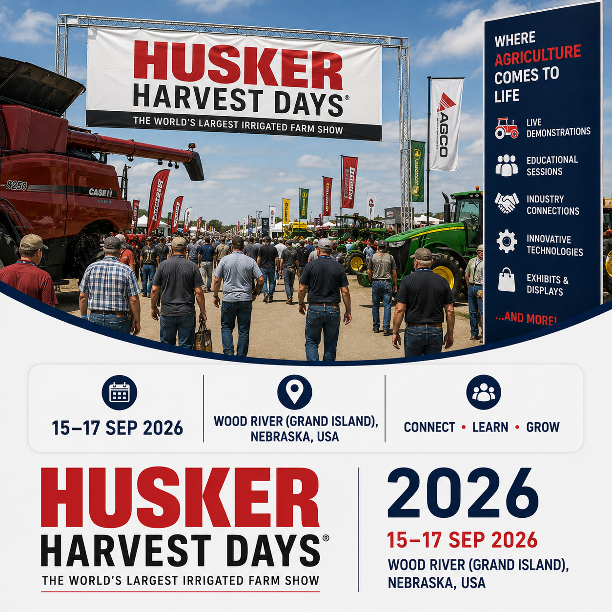 Husker Harvest Days 2026 Attendees List & Exhibitors List