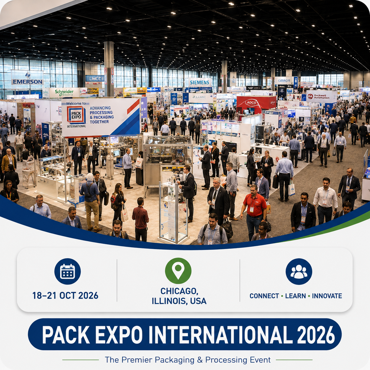 PACK EXPO International 2026 Attendees & Exhibitors Email List