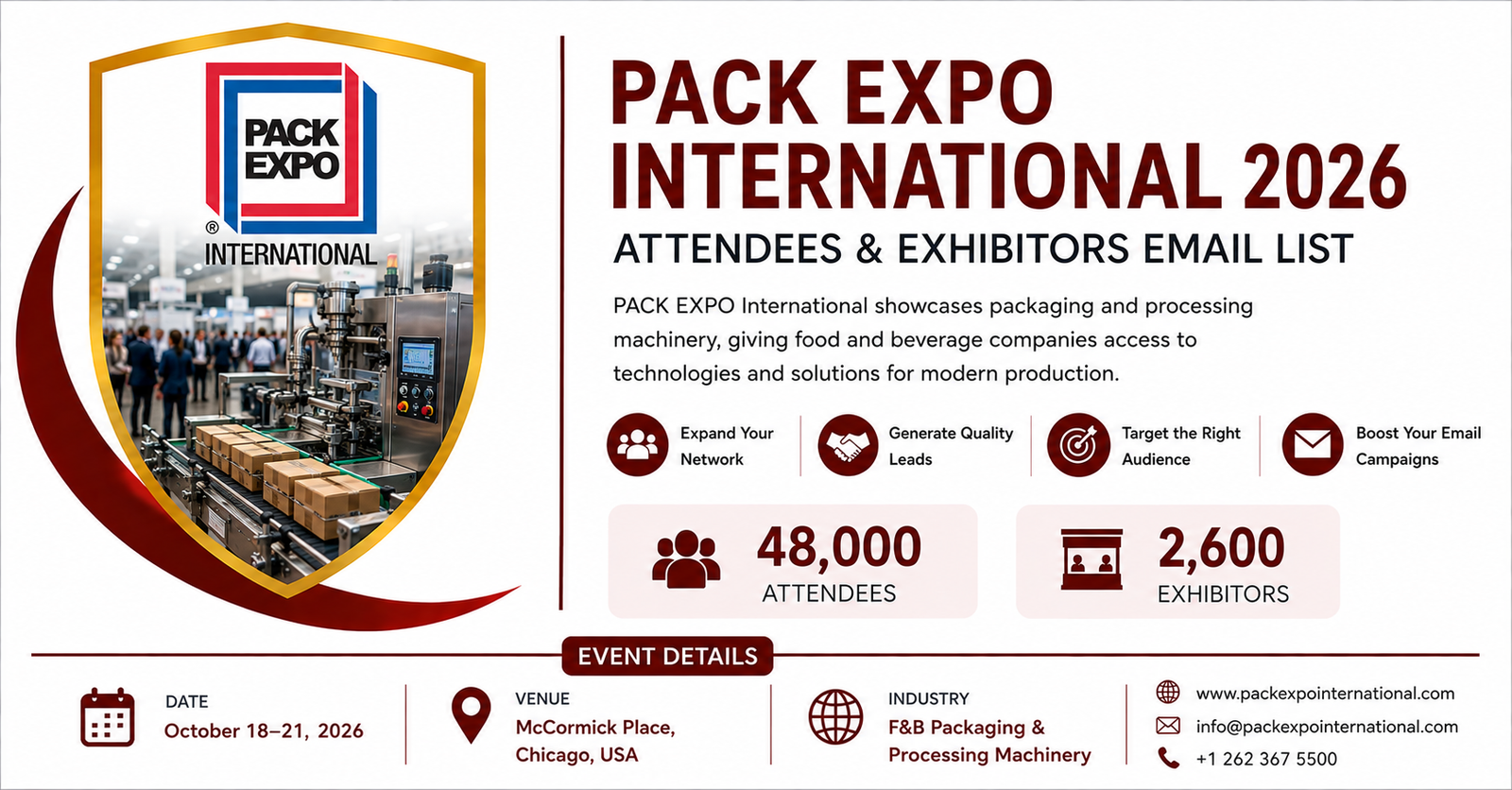 PACK EXPO International 2026 Trade Show PACK EXPO International 2026 Trade Show