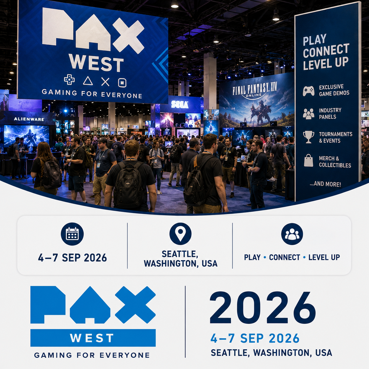PAX West 2026 Attendees List & Exhibitors List