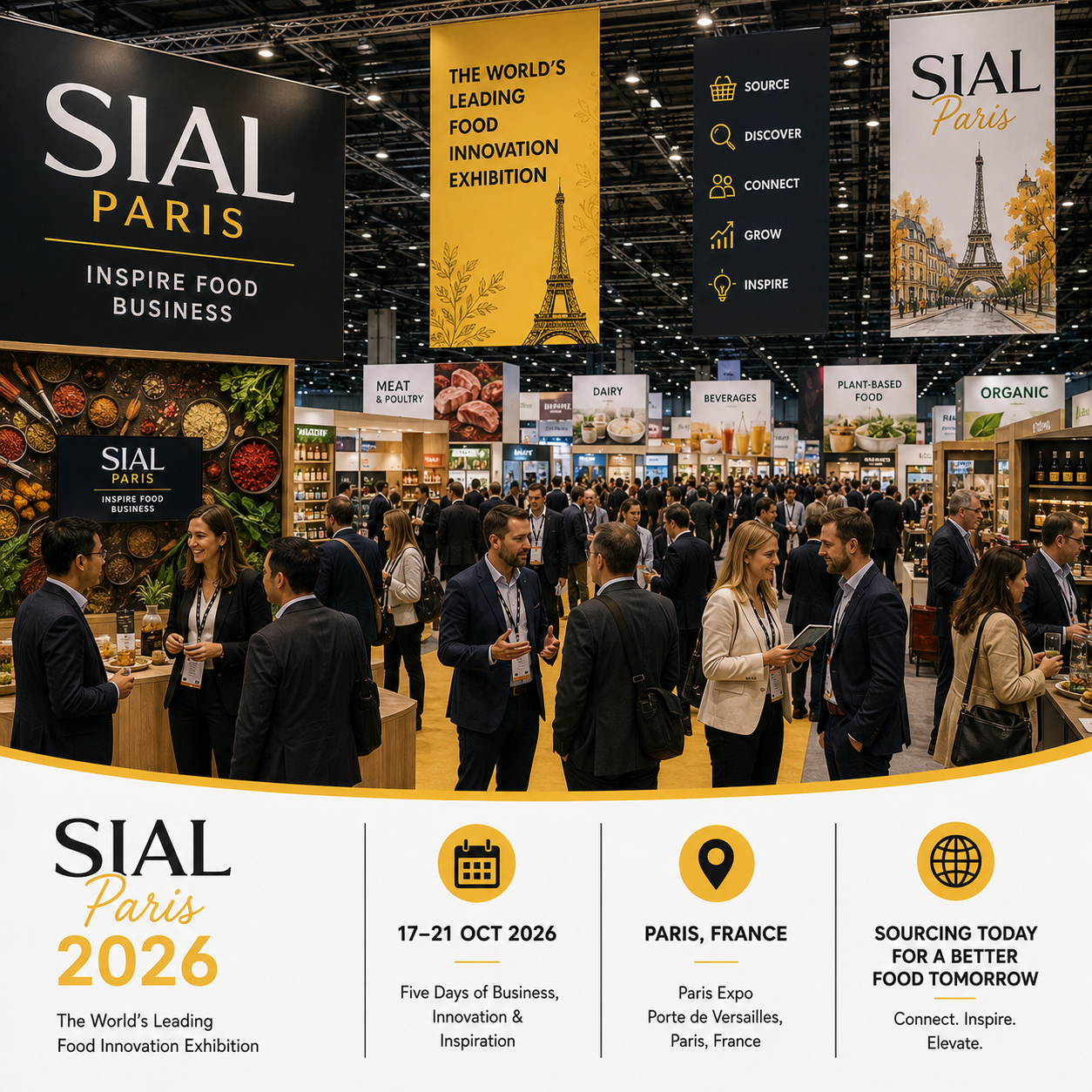 SIAL Paris 2026 Attendees List & Exhibitors List​