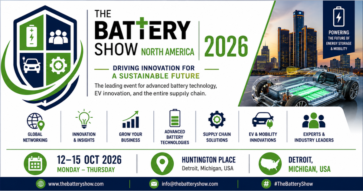 Battery Show North America 2026