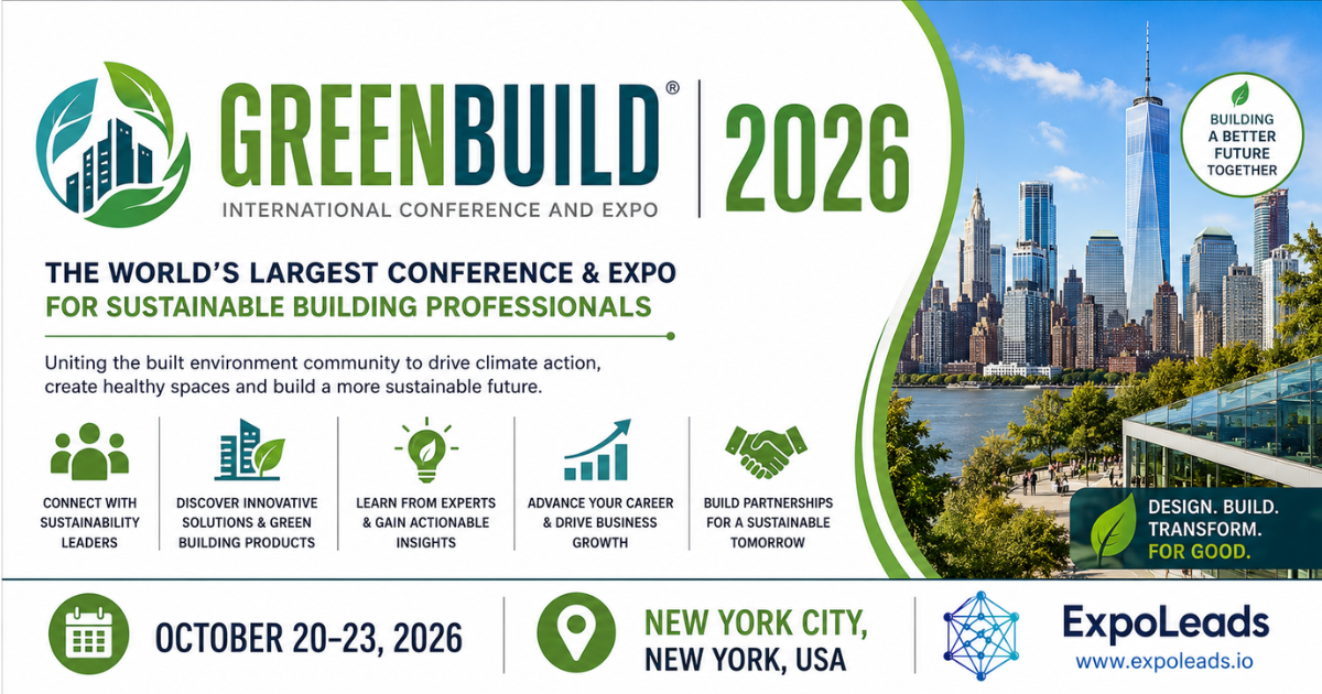 Greenbuild 2026 attendees list