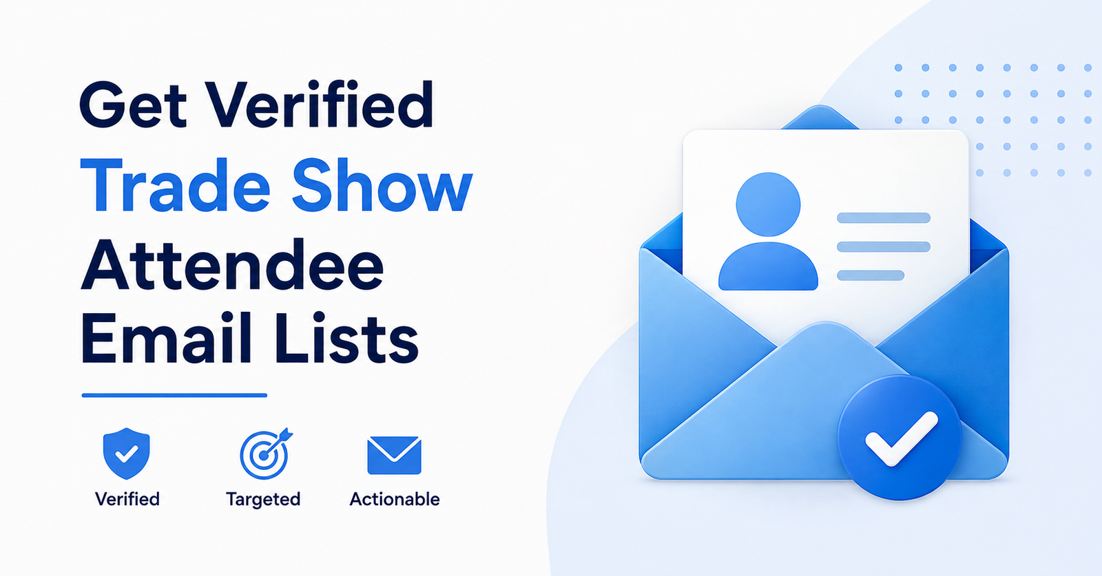 How to Get Verified Trade Show Attendee Email Lists