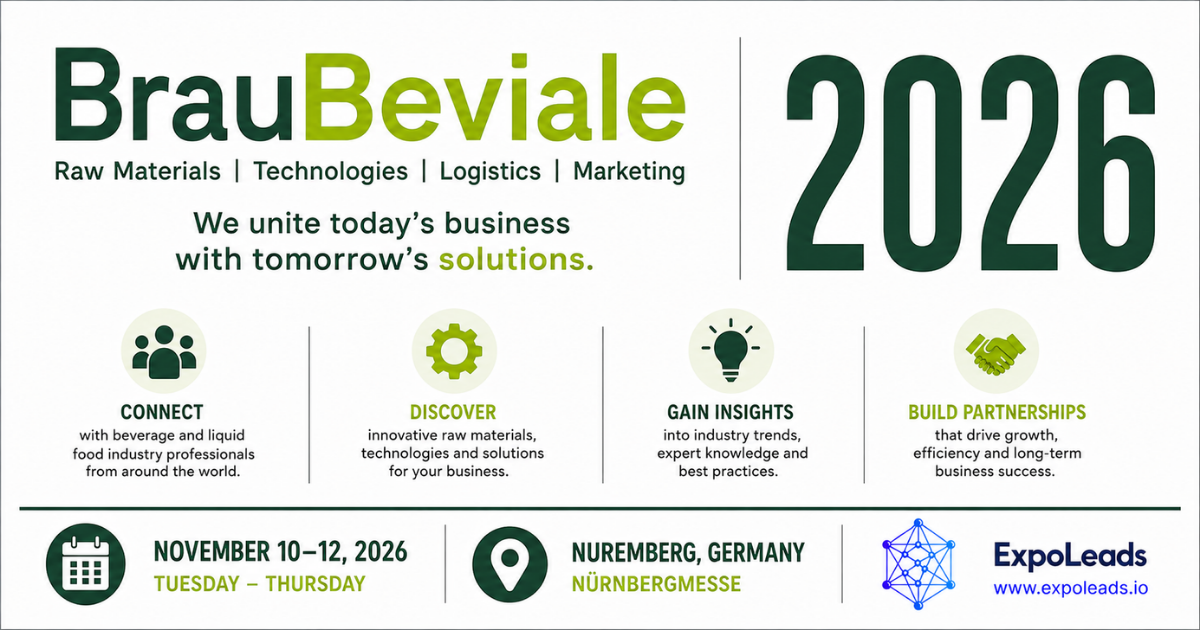 BrauBeviale 2026 Attendees List & Exhibitors List