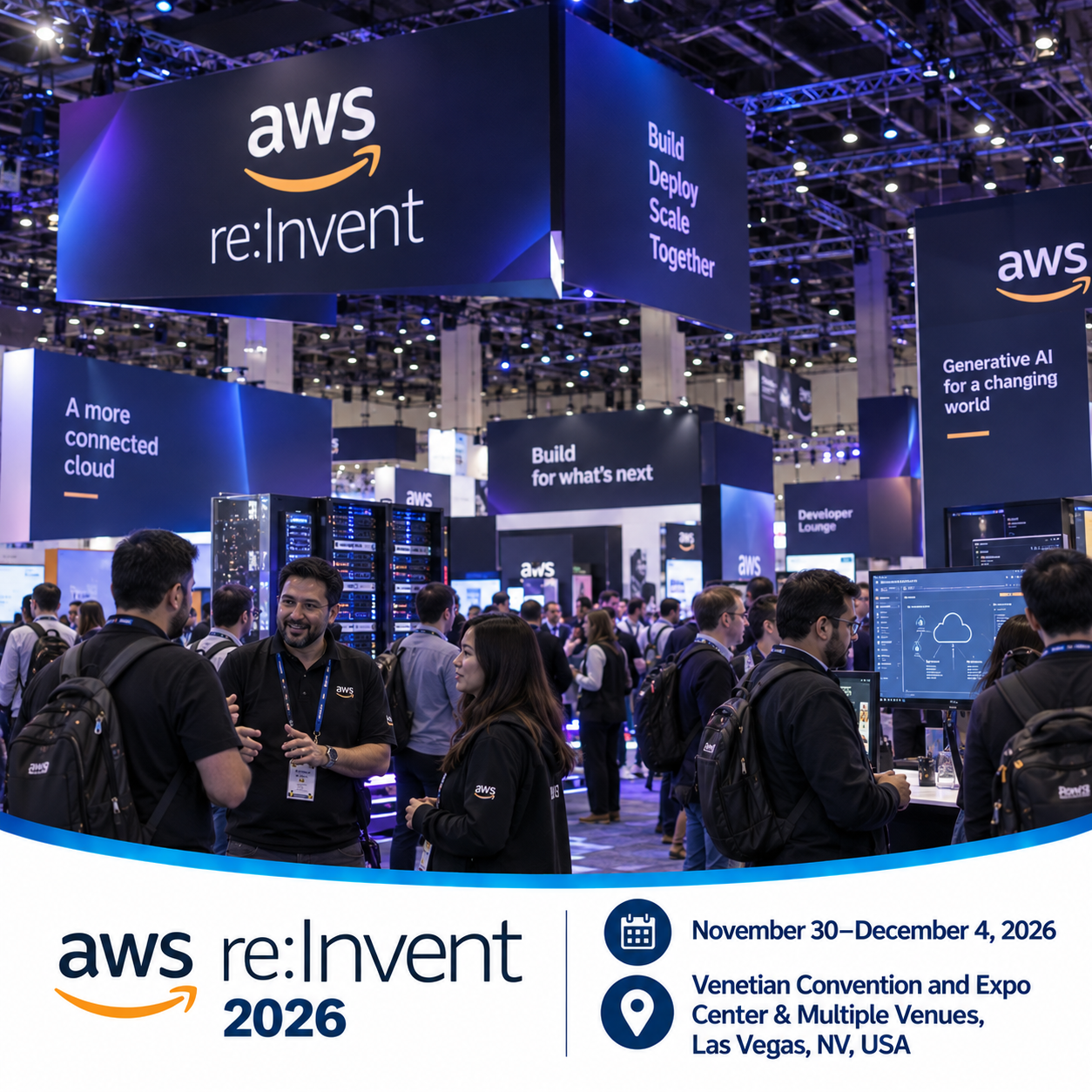 AWS re:Invent 2026 Attendees List & Exhibitors List