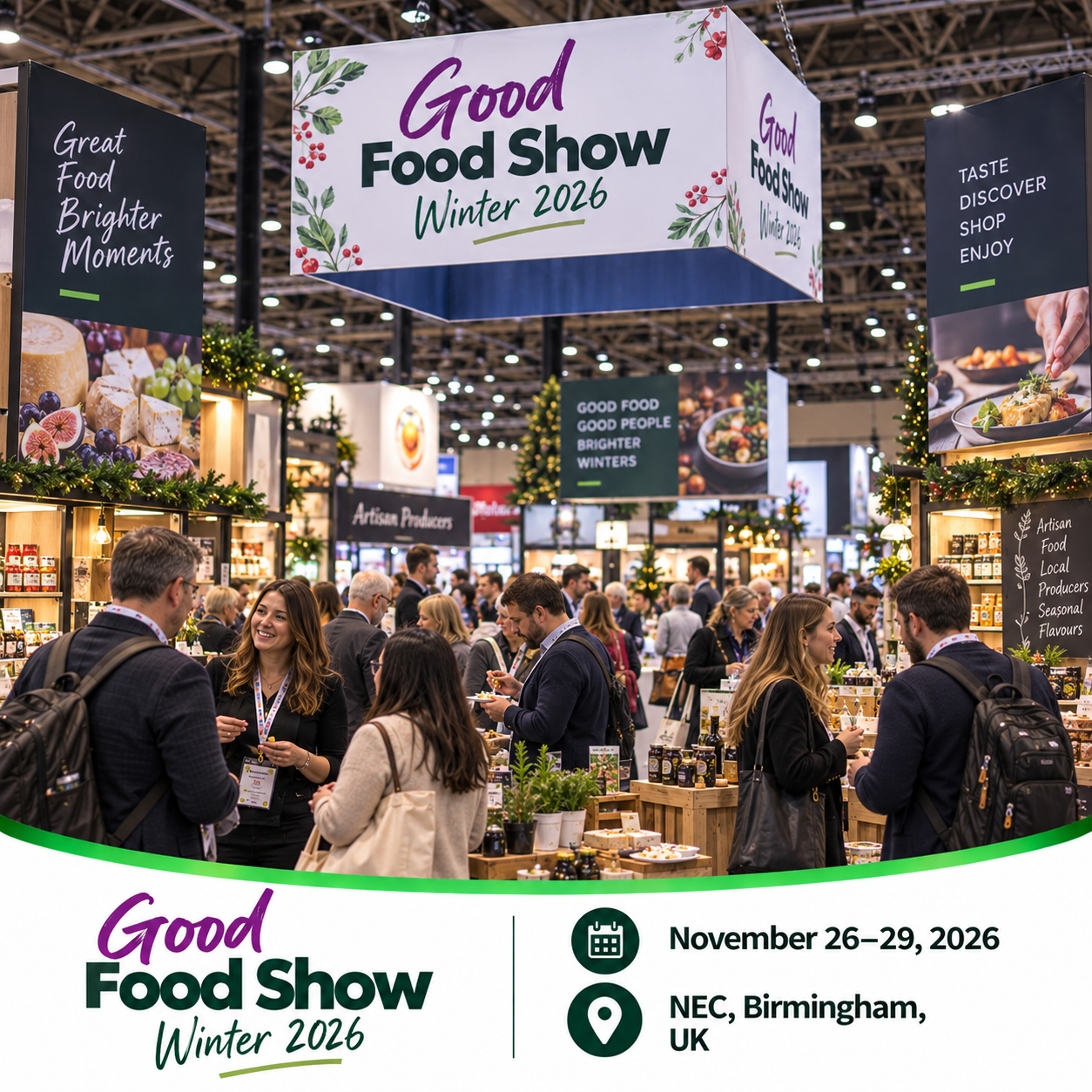 Good Food Show Winter 2026 Attendees List & Exhibitors List​