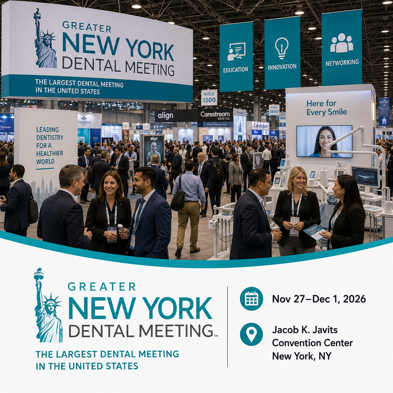 Greater New York Dental Meeting 2026 Attendees List & Exhibitors List​