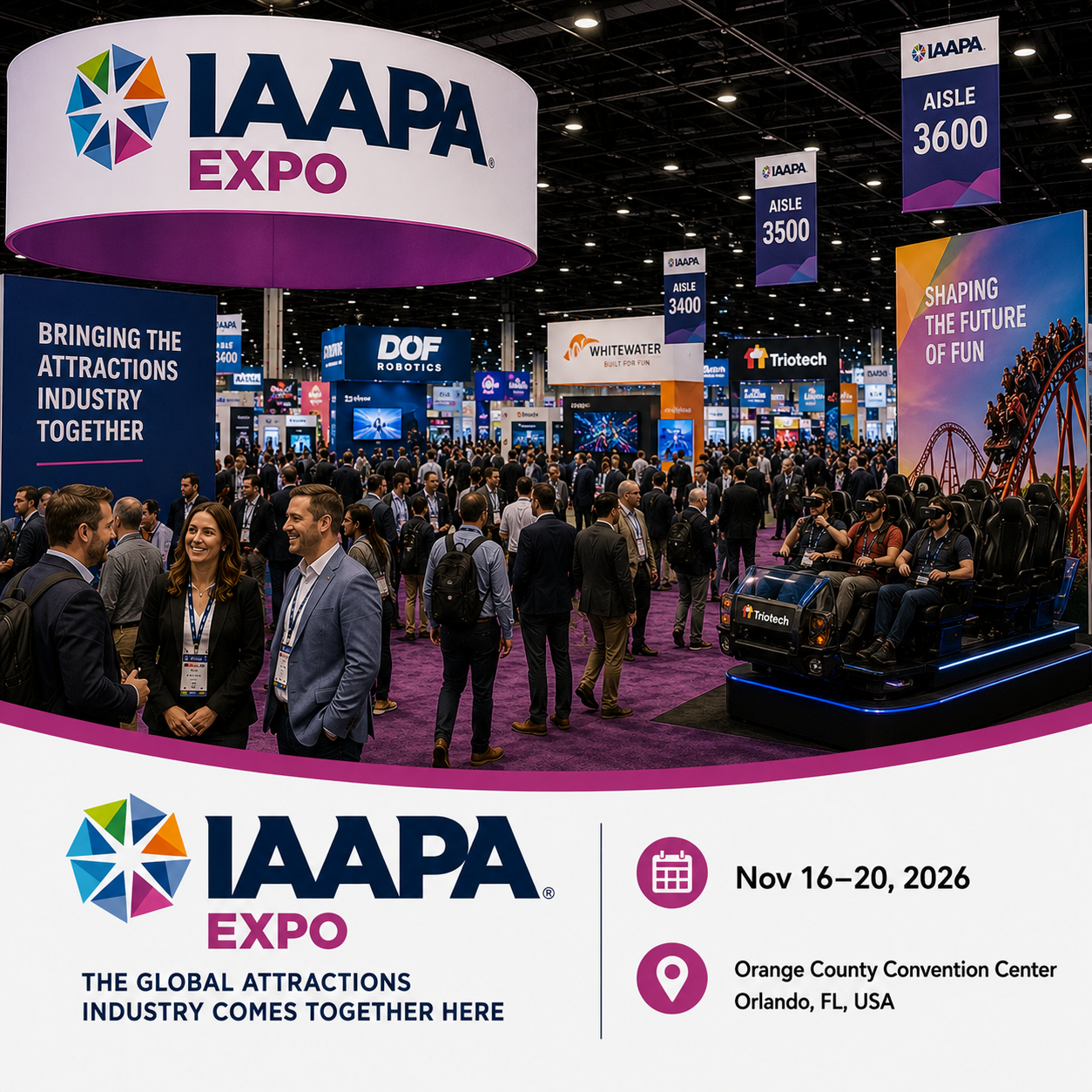 IAAPA Expo 2026 Attendees List & Exhibitors List