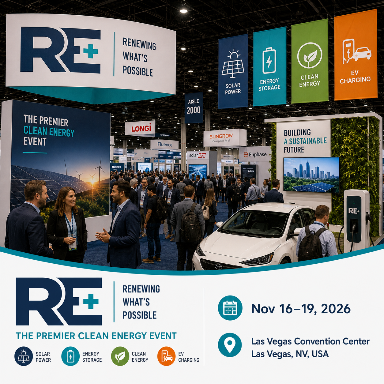RE+ 2026 Attendees List & Exhibitors List