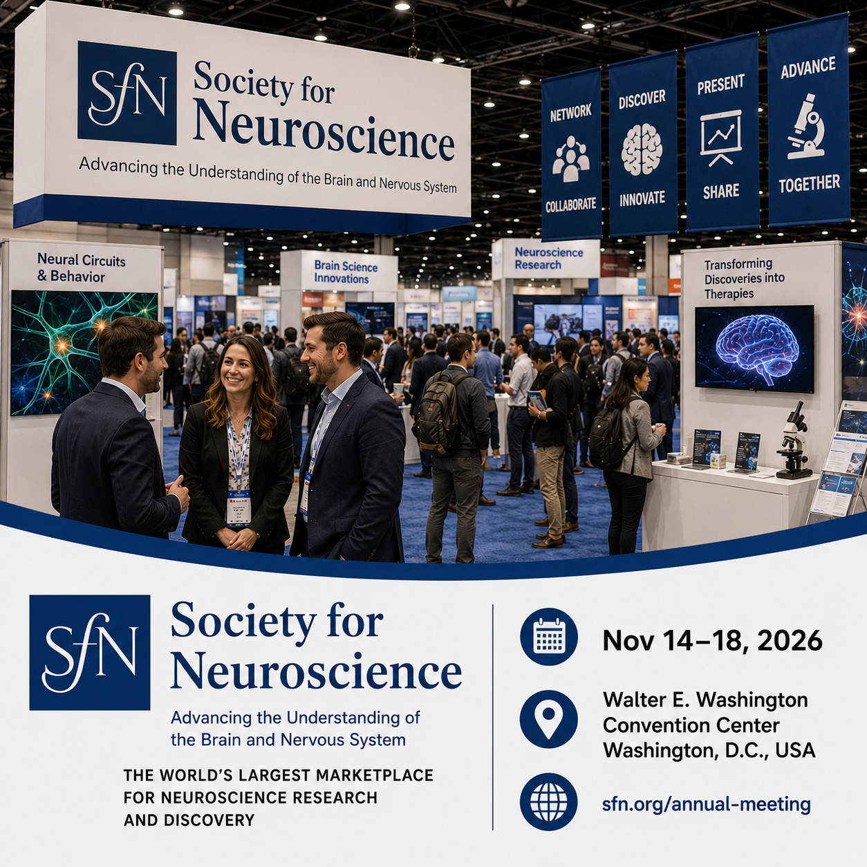 Society for Neuroscience 2026 Attendees List & Exhibitors List
