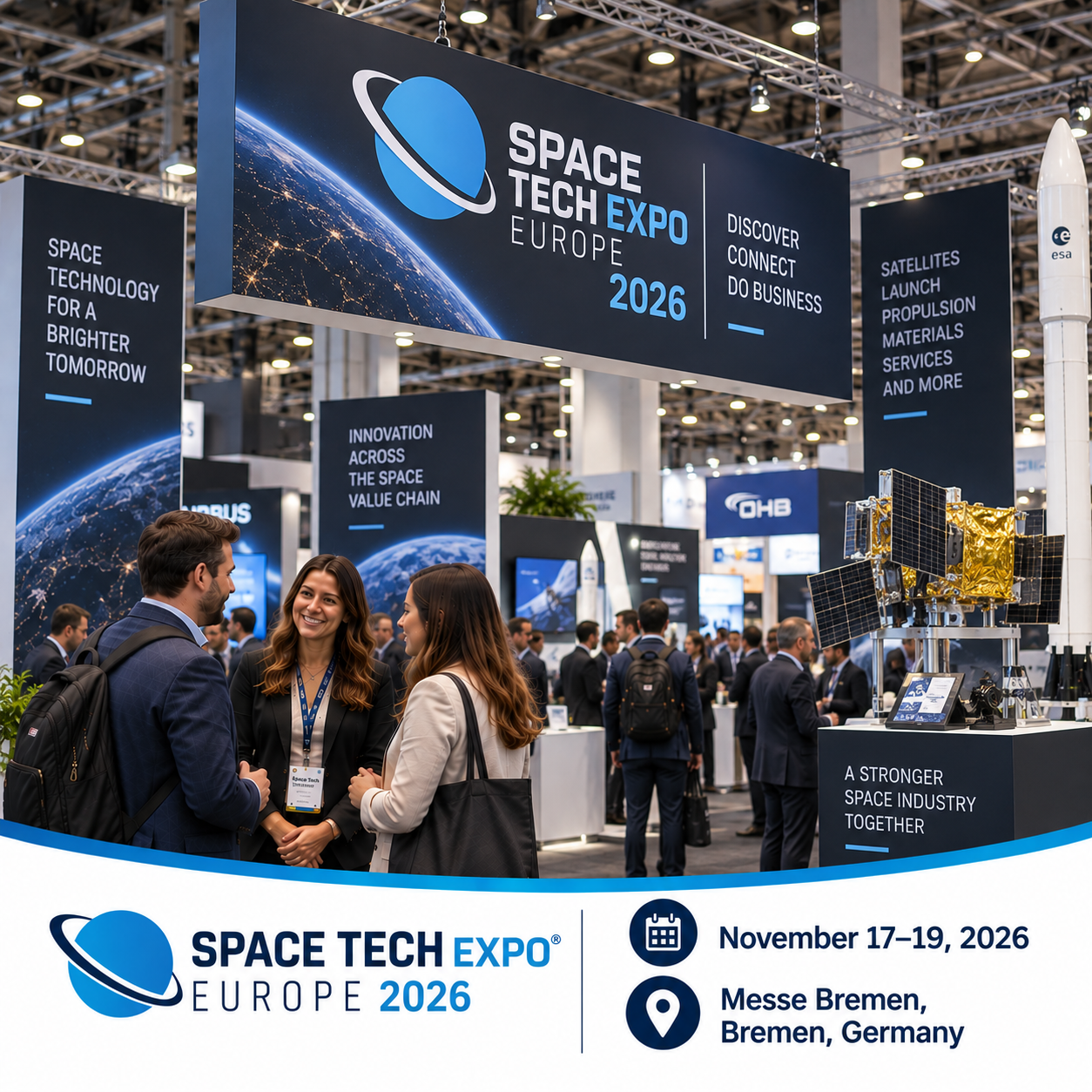 Space Tech Expo Europe 2026 Attendees List & Exhibitors List