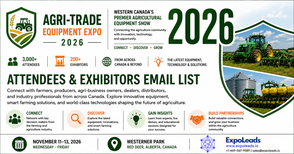 Agri-Trade 2026 Attendees List & Exhibitors List