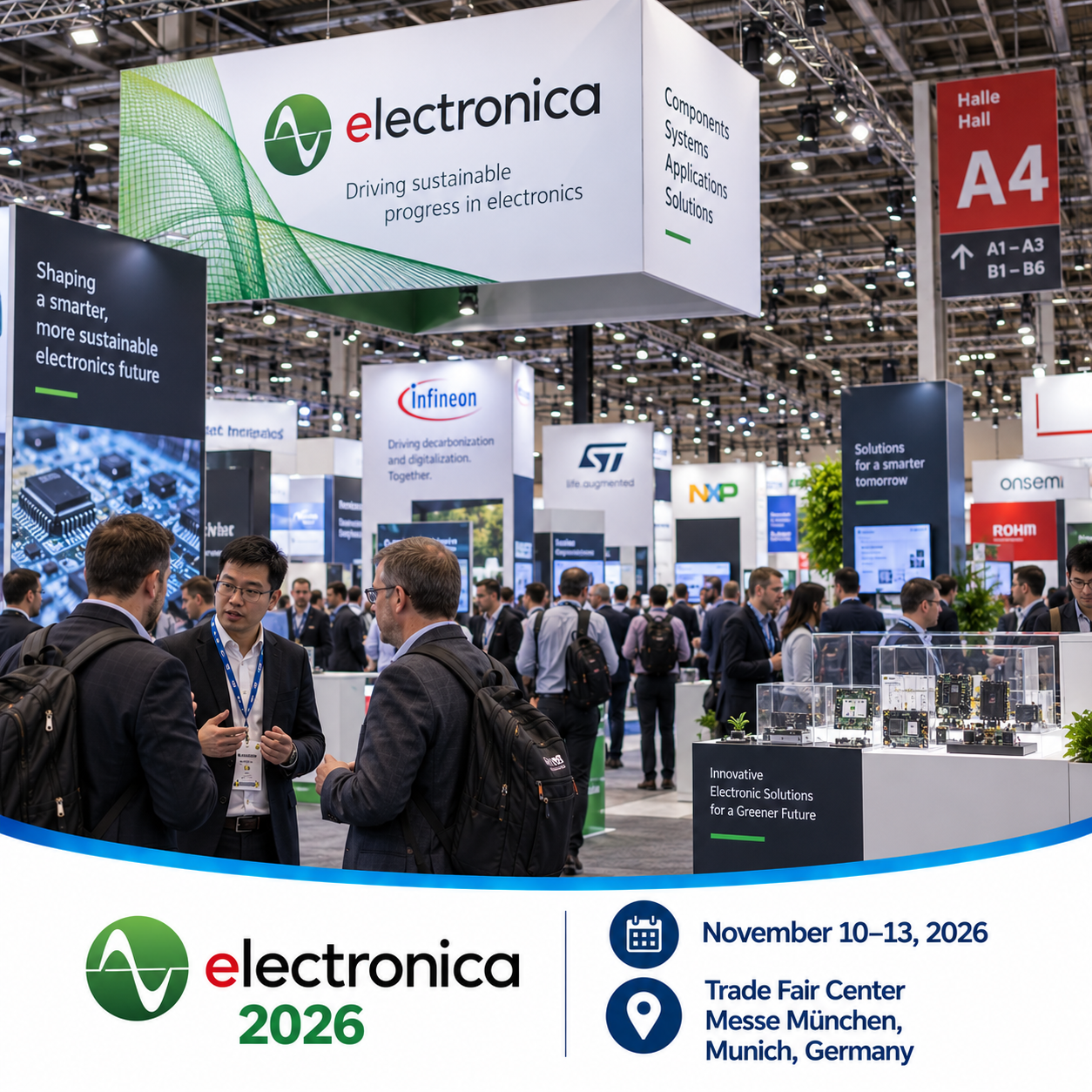Electronica 2026 Attendees List & Exhibitors List​