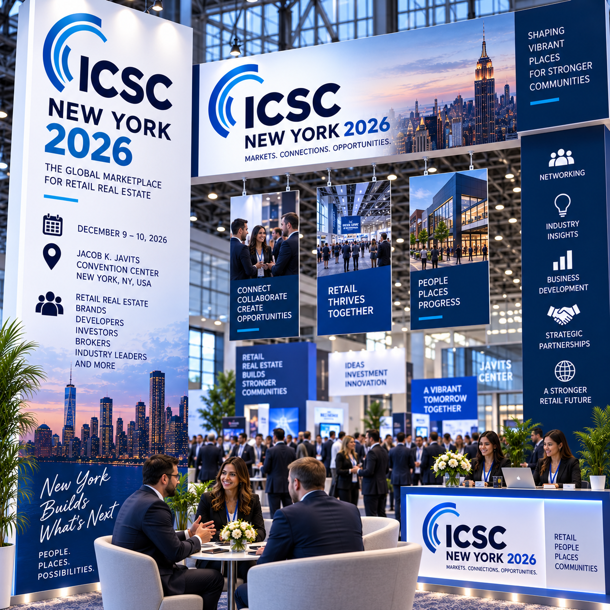 ICSC NEW YORK 2026 Attendees List & Exhibitors List