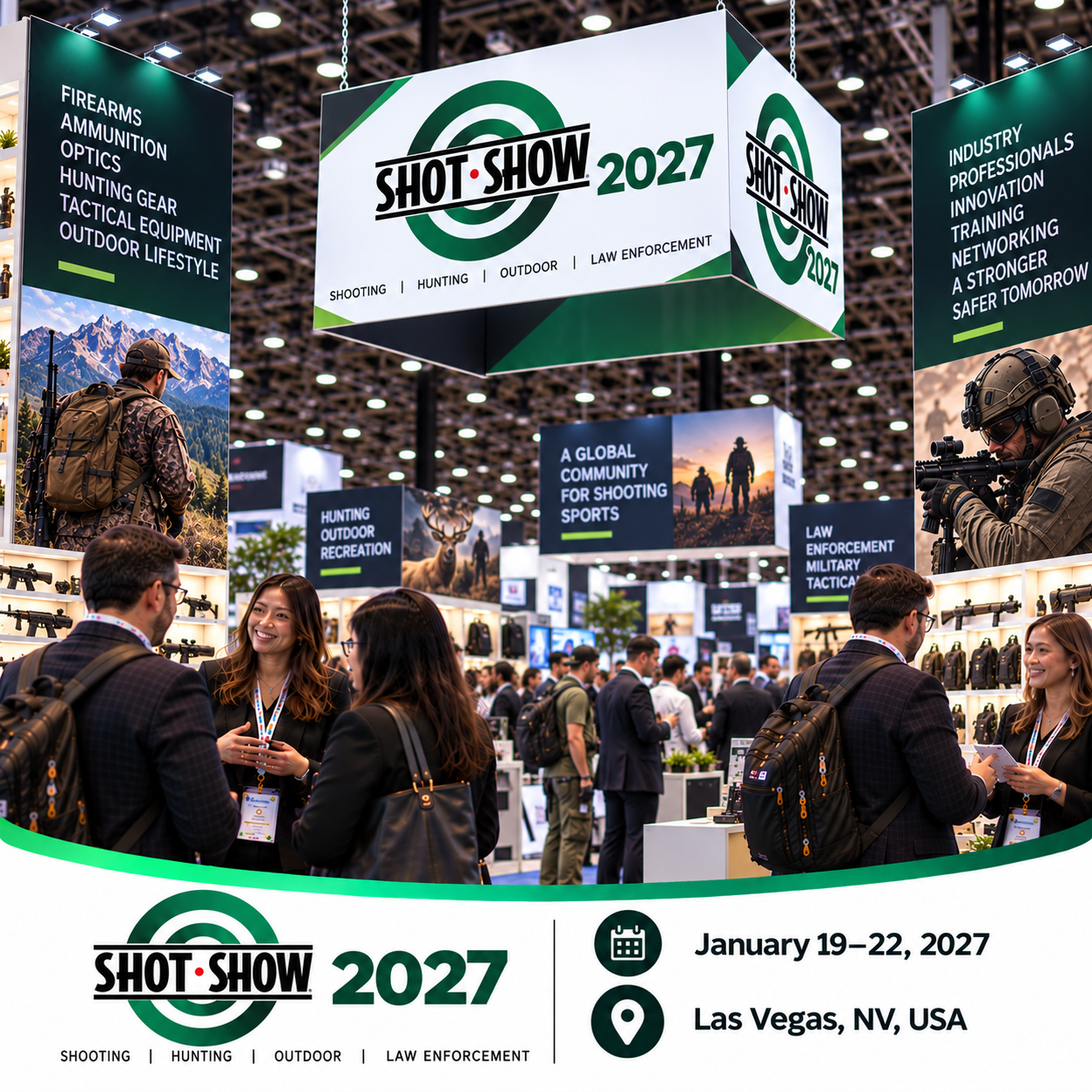 SHOT Show 2027 Attendees List & Exhibitors List