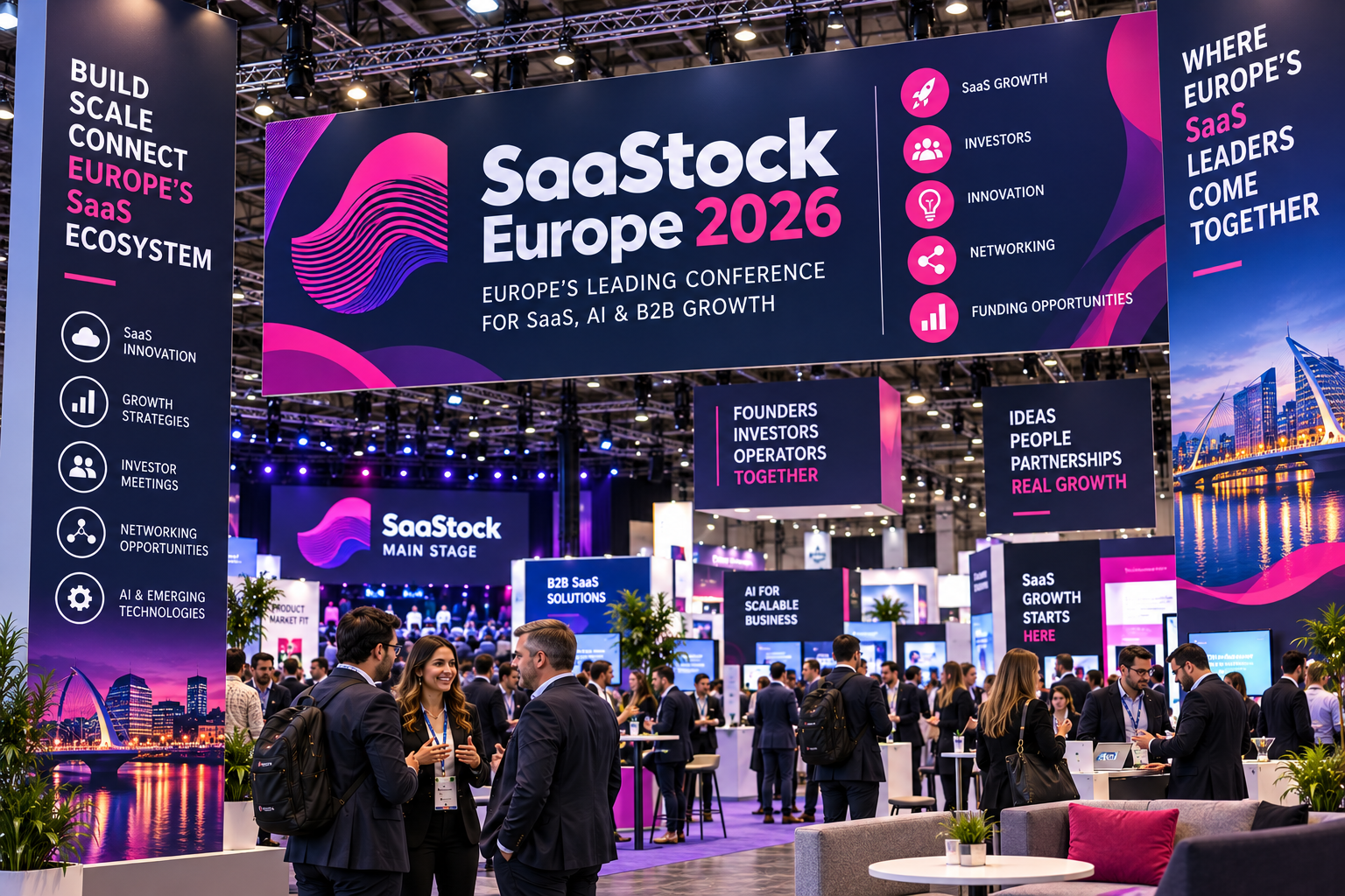 SaaStock Europe 2026 Attendees List & Exhibitors List
