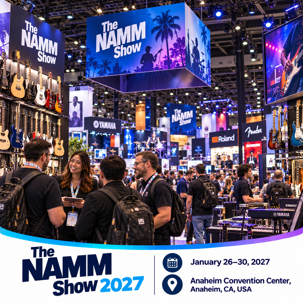 NAMM Show 2027 Attendees List & Exhibitors List