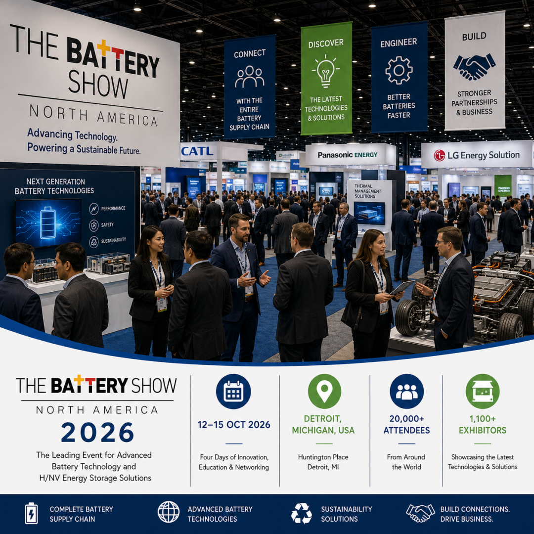 The Battery Show North America 2026