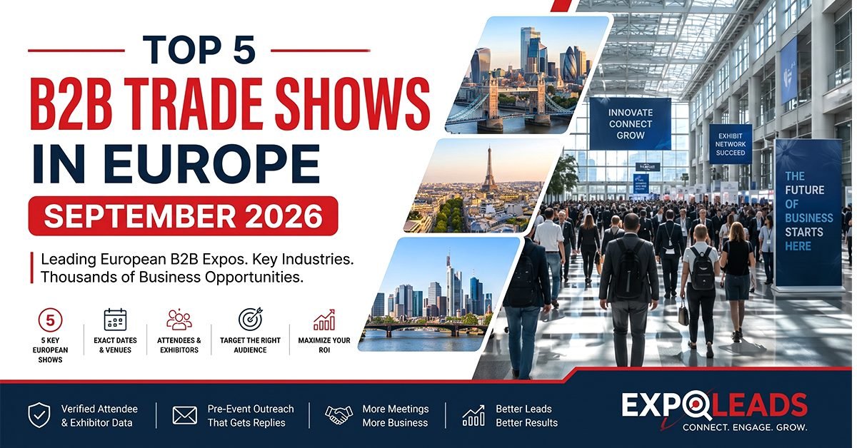 Top 5 B2B Trade Shows in Europe 2026 – September 2026