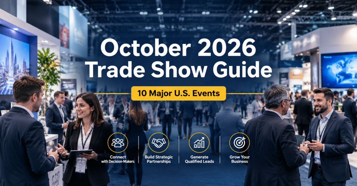 October 2026 Trade Show Guide: 10 Major U.S. Events